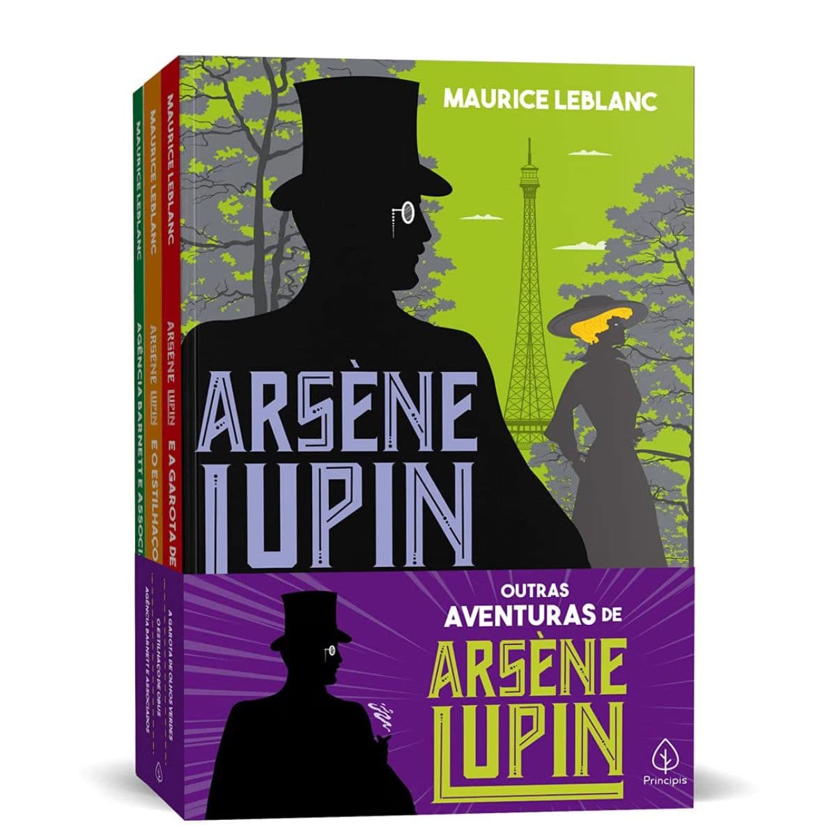 Box de Livros Outras aventuras de Arsène Lupin